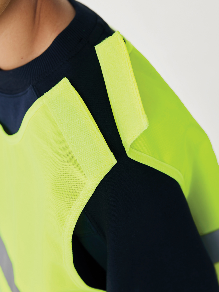 Miniature 10 pour Gilet haute visibilité de signalisation en rPET GRS 7-12 ans