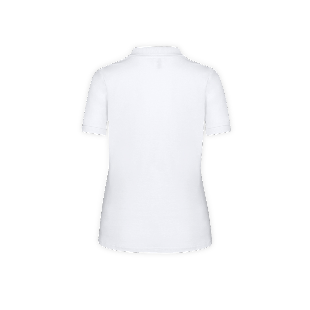 Miniature 2 pour Polo Femme Blanc "keya" Faxeqi - personnalisable