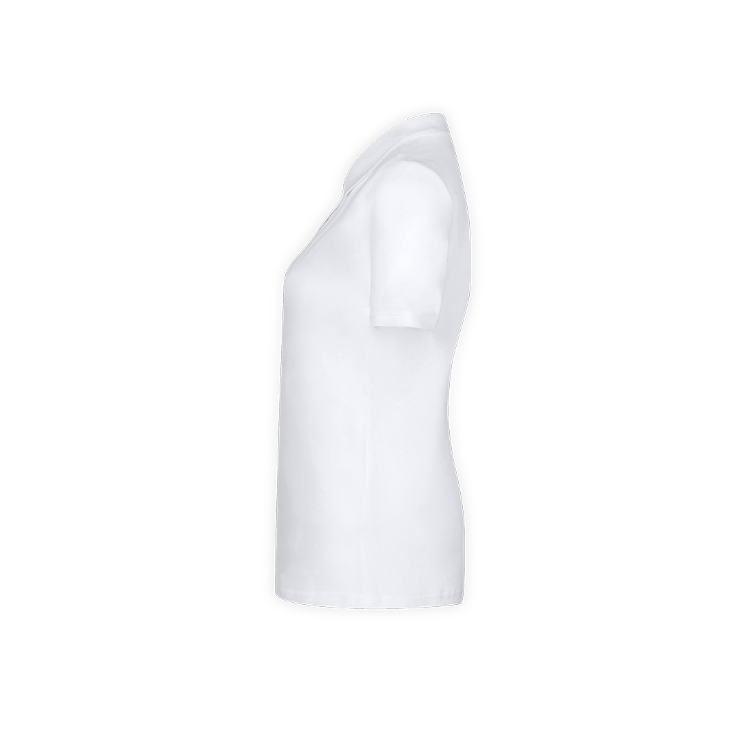 Miniature 3 pour Polo Femme Blanc "keya" Faxeqi - personnalisable
