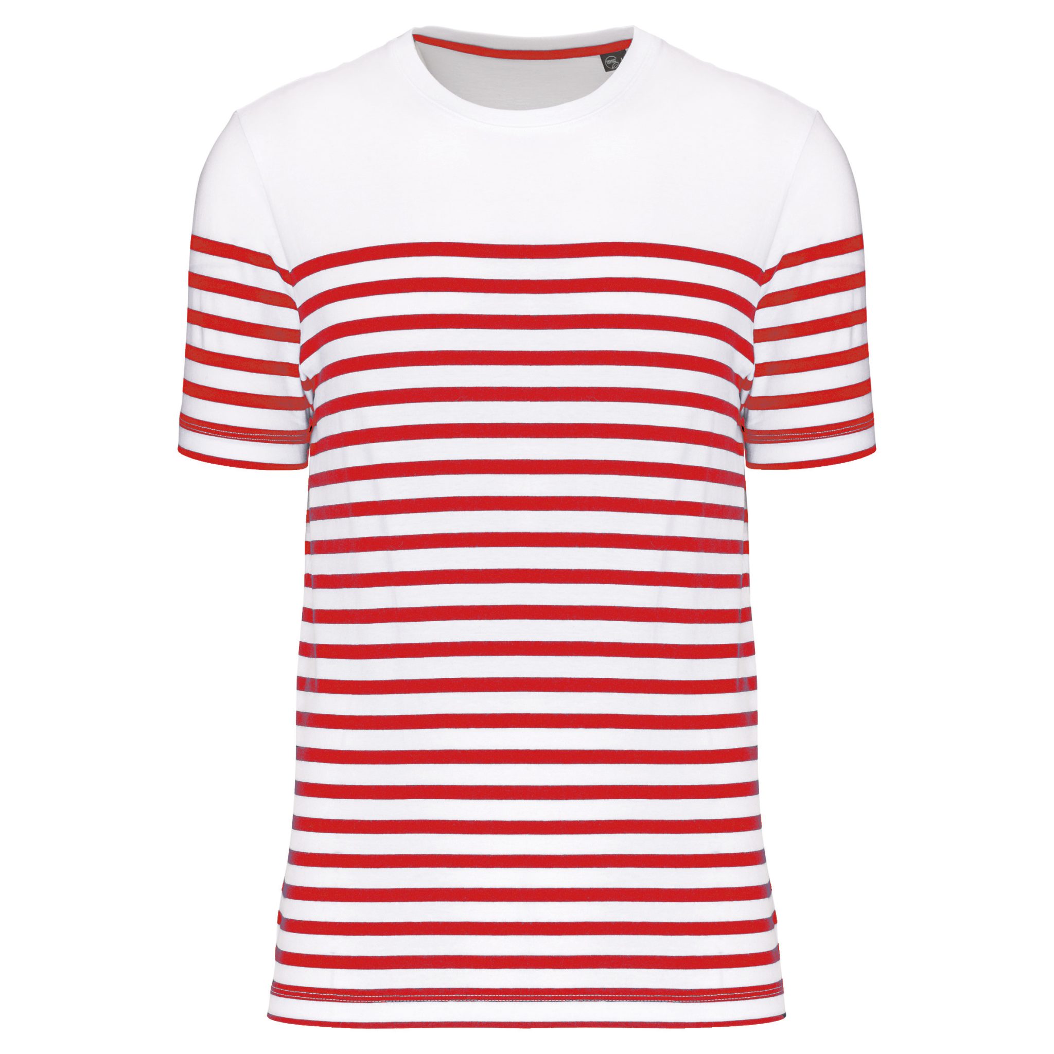Miniature 15 pour T-shirt marin col rond Bio homme