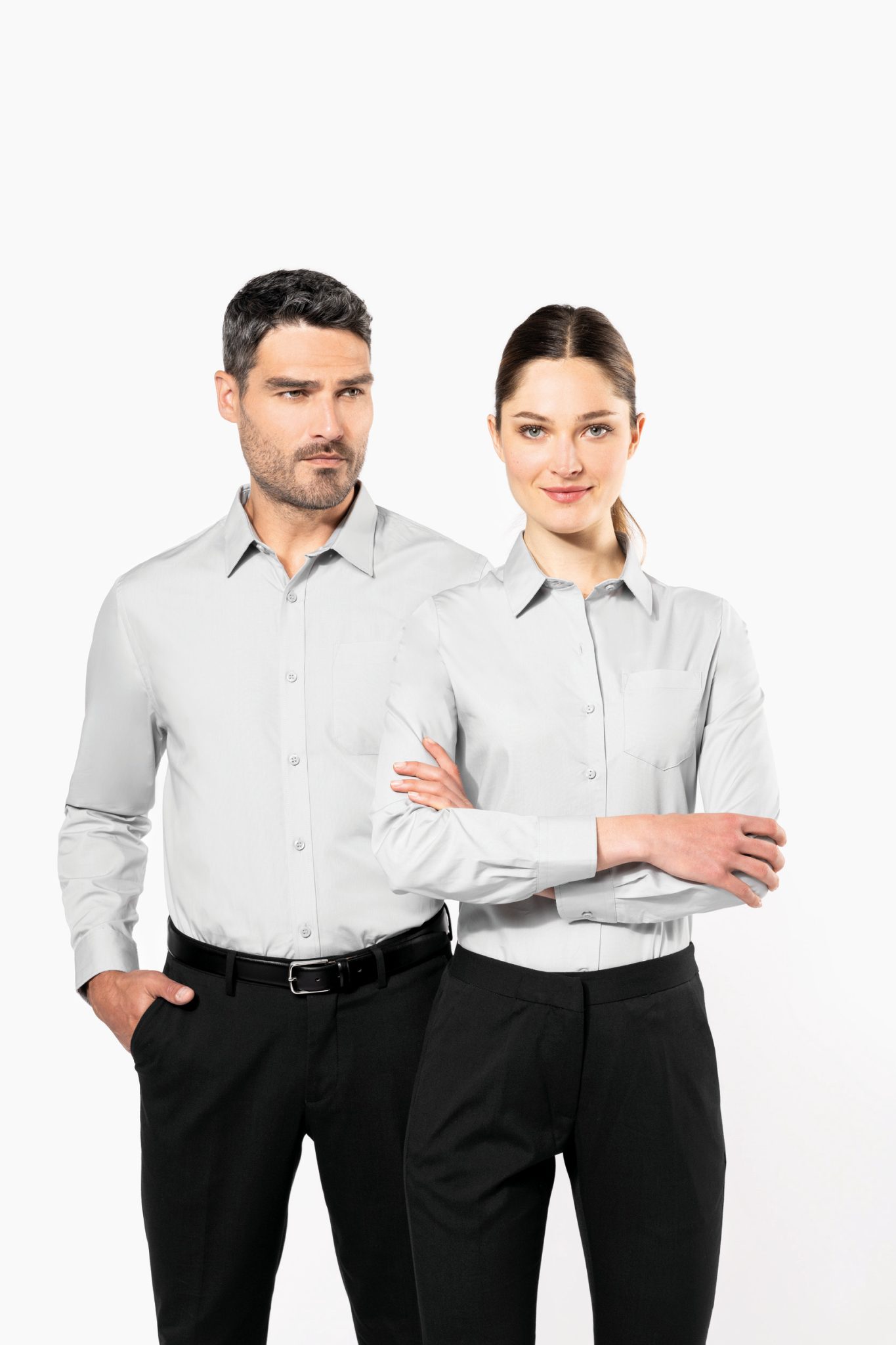 Miniature 6 pour Chemise popeline manches longues