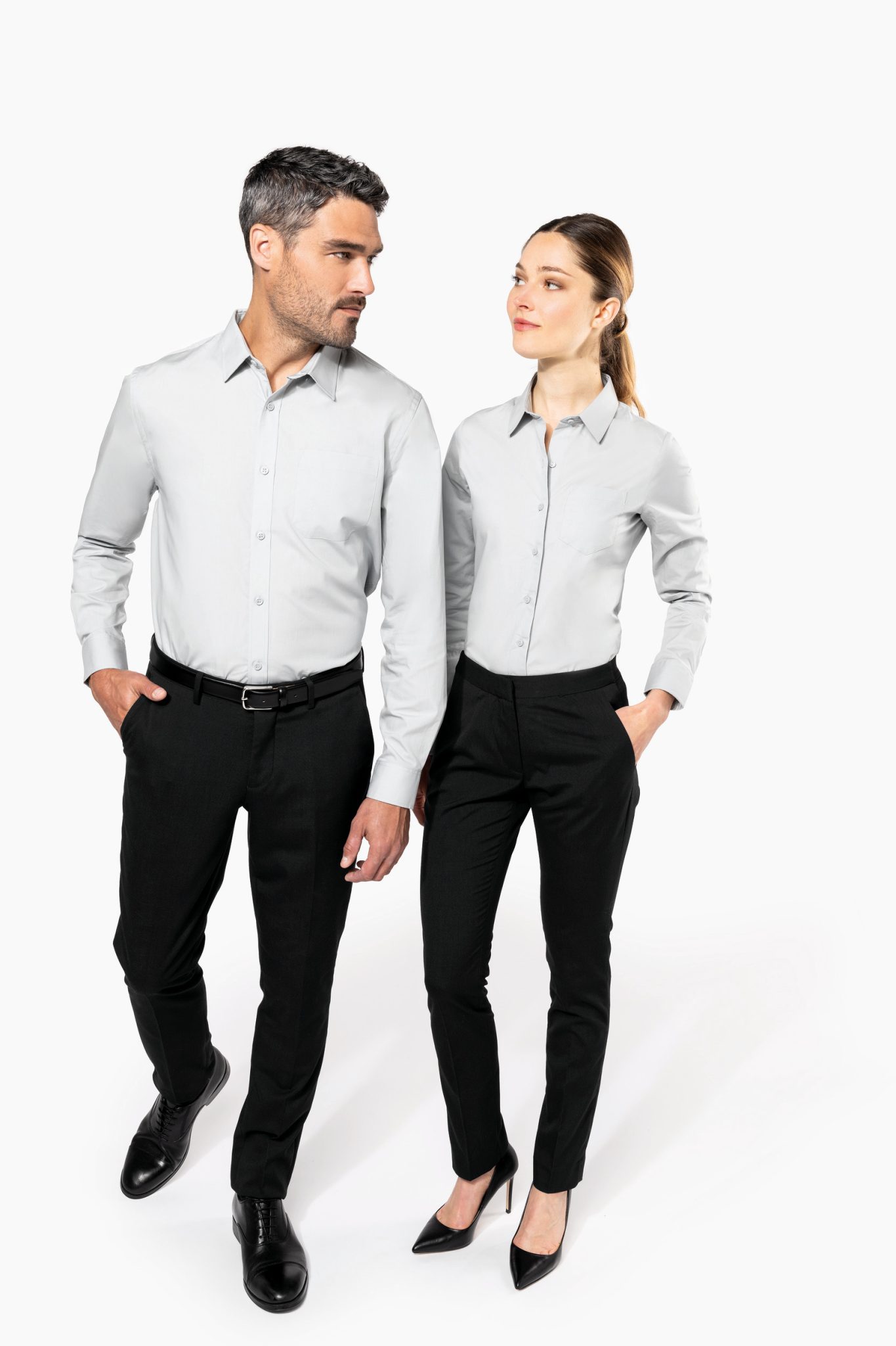 Miniature 7 pour Chemise popeline manches longues