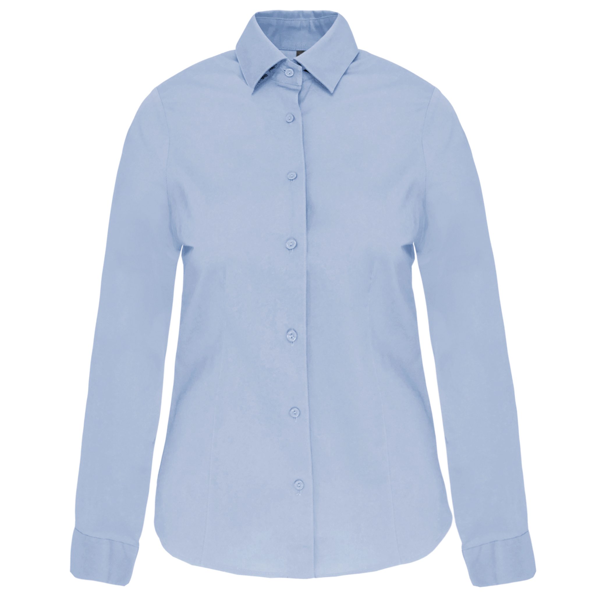 Miniature 11 pour Chemise coton / élasthanne manches longues femme
