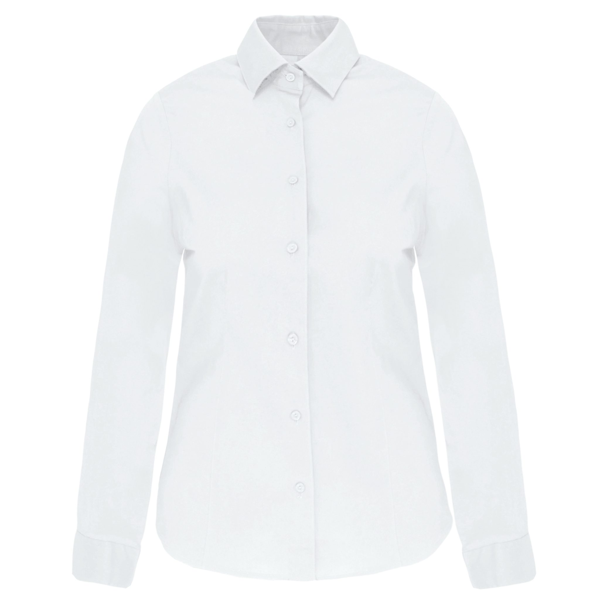 Miniature 13 pour Chemise coton / élasthanne manches longues femme
