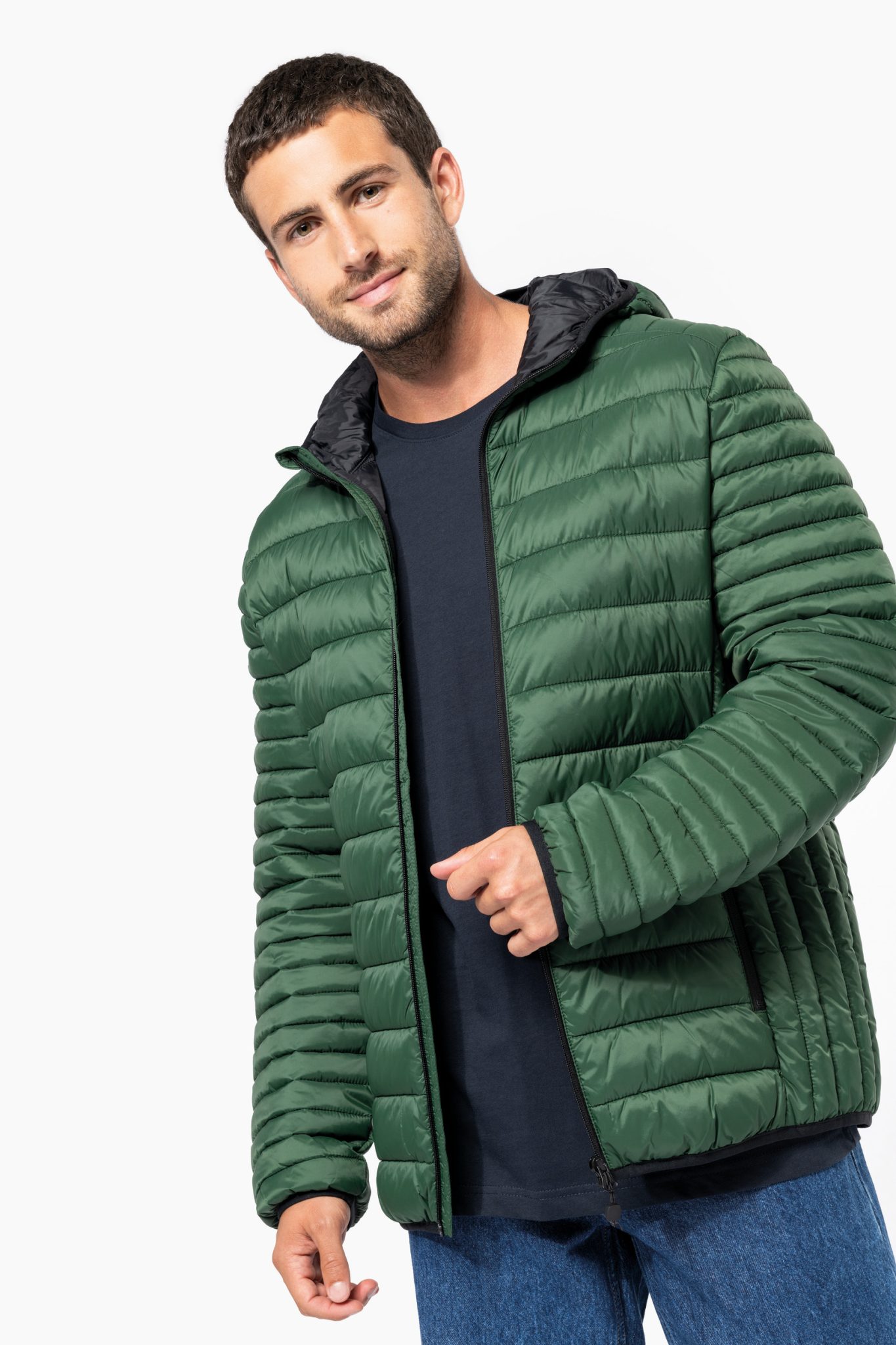 Miniature 3 pour Doudoune légère capuche homme