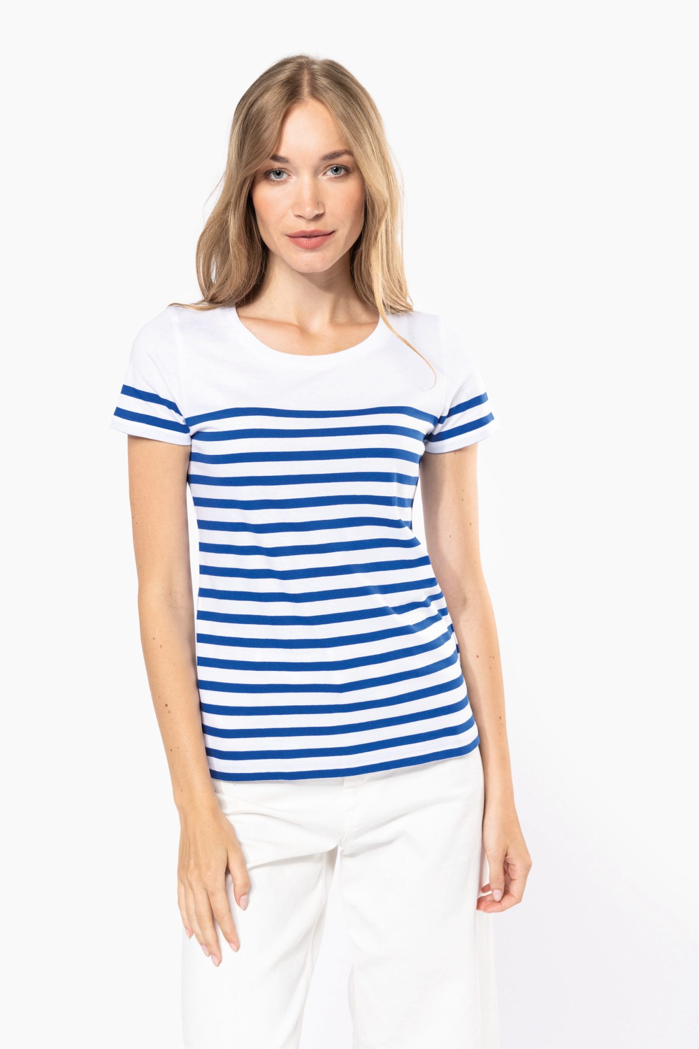Miniature 1 pour T-shirt marin col rond Bio femme
