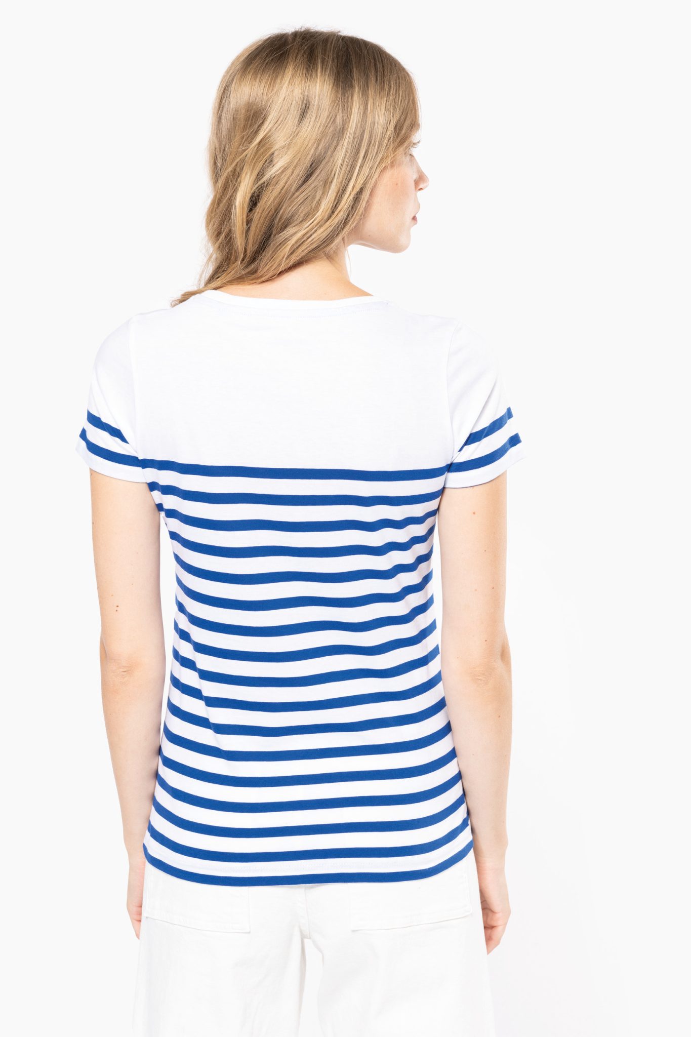 Miniature 2 pour T-shirt marin col rond Bio femme