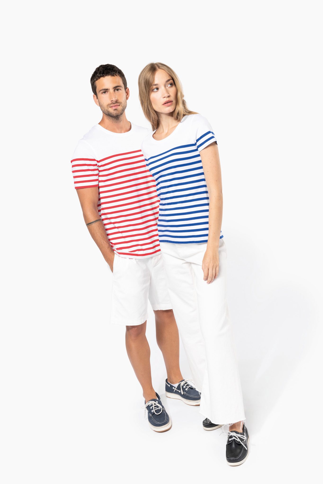 Miniature 9 pour T-shirt marin col rond Bio homme
