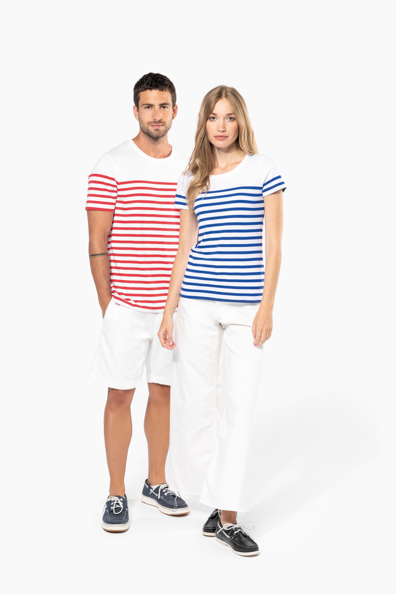 Miniature 8 pour T-shirt marin col rond Bio homme
