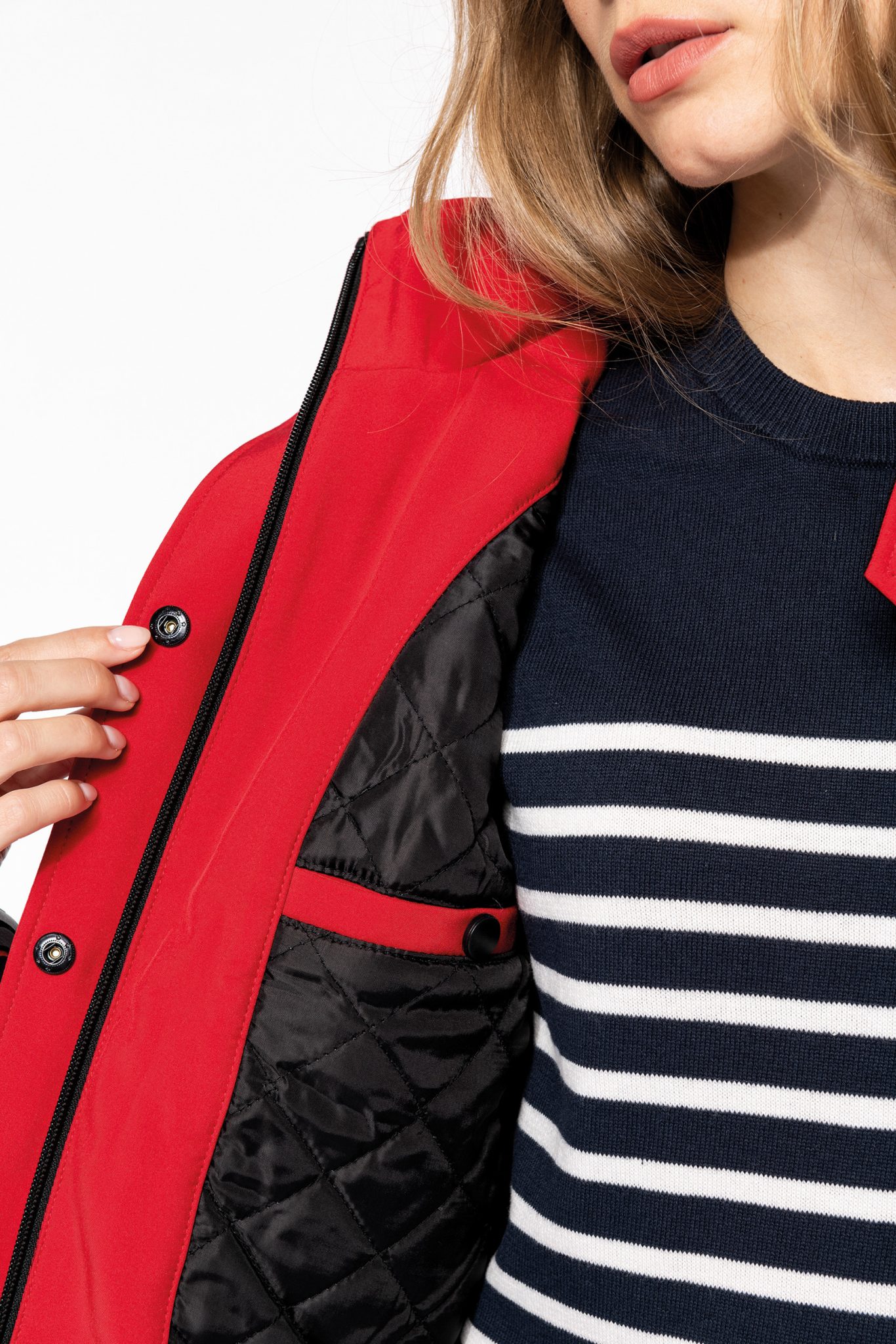 Miniature 15 pour Parka softshell doublée capuche femme