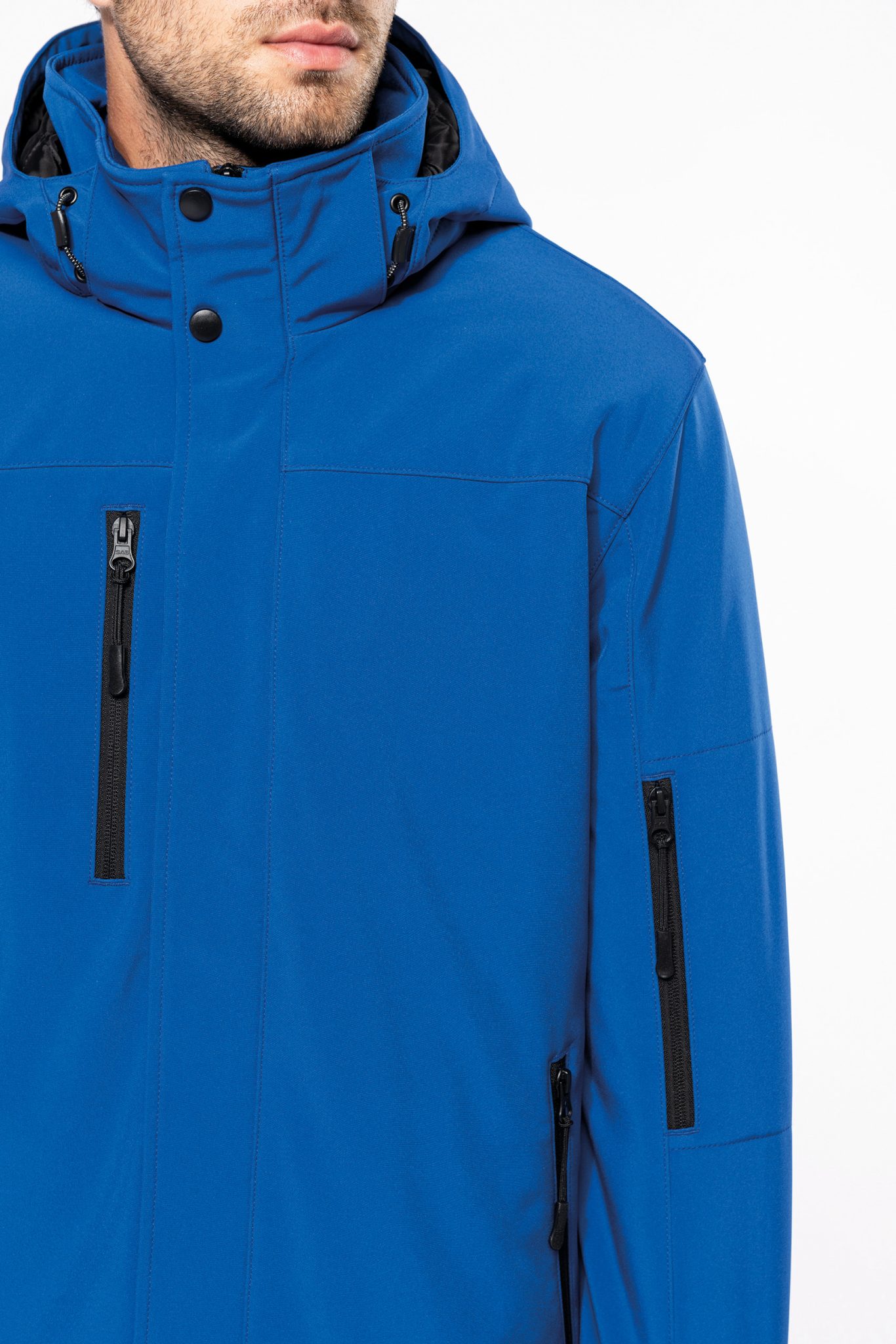 Miniature 13 pour Parka softshell doublée capuche homme