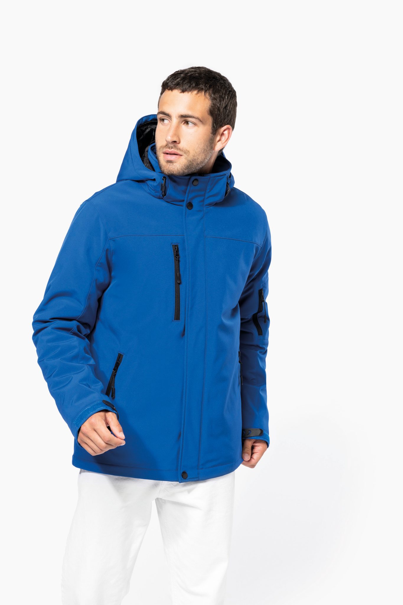 Miniature 1 pour Parka softshell doublée capuche homme