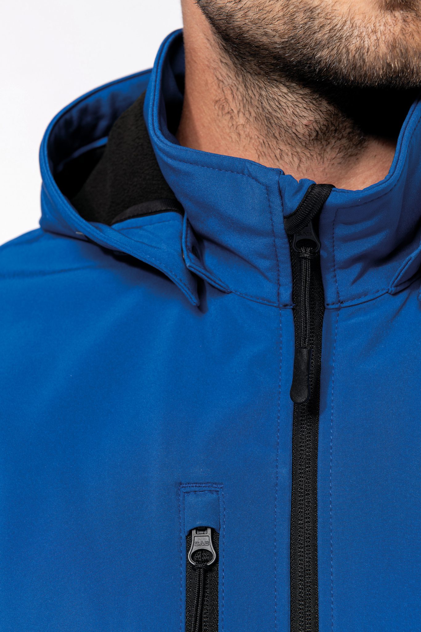 Miniature 16 pour Veste Softshell 3 couches à capuche avec manches amovibles unisexe