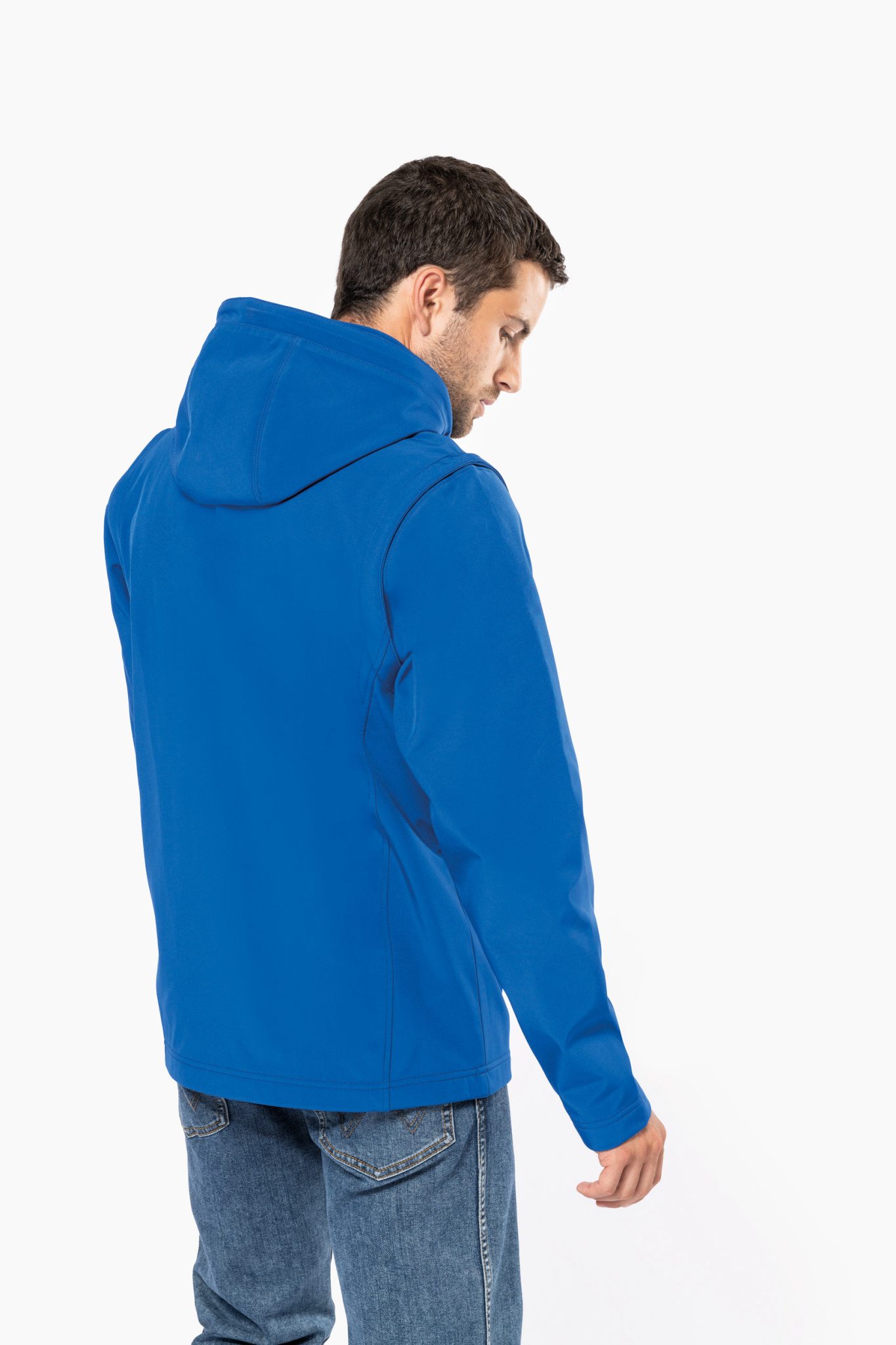 Miniature 3 pour Veste Softshell 3 couches à capuche avec manches amovibles unisexe