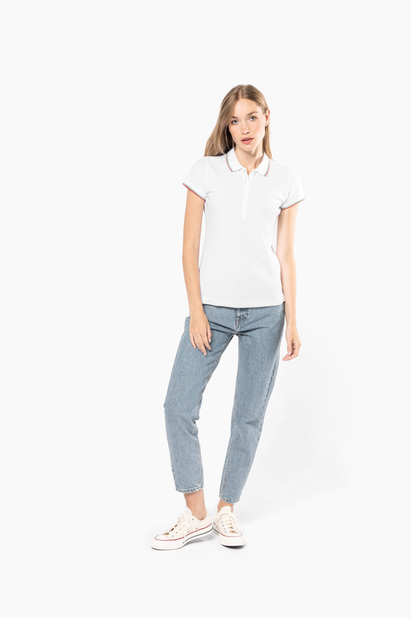Miniature 5 pour Polo manches courtes femme