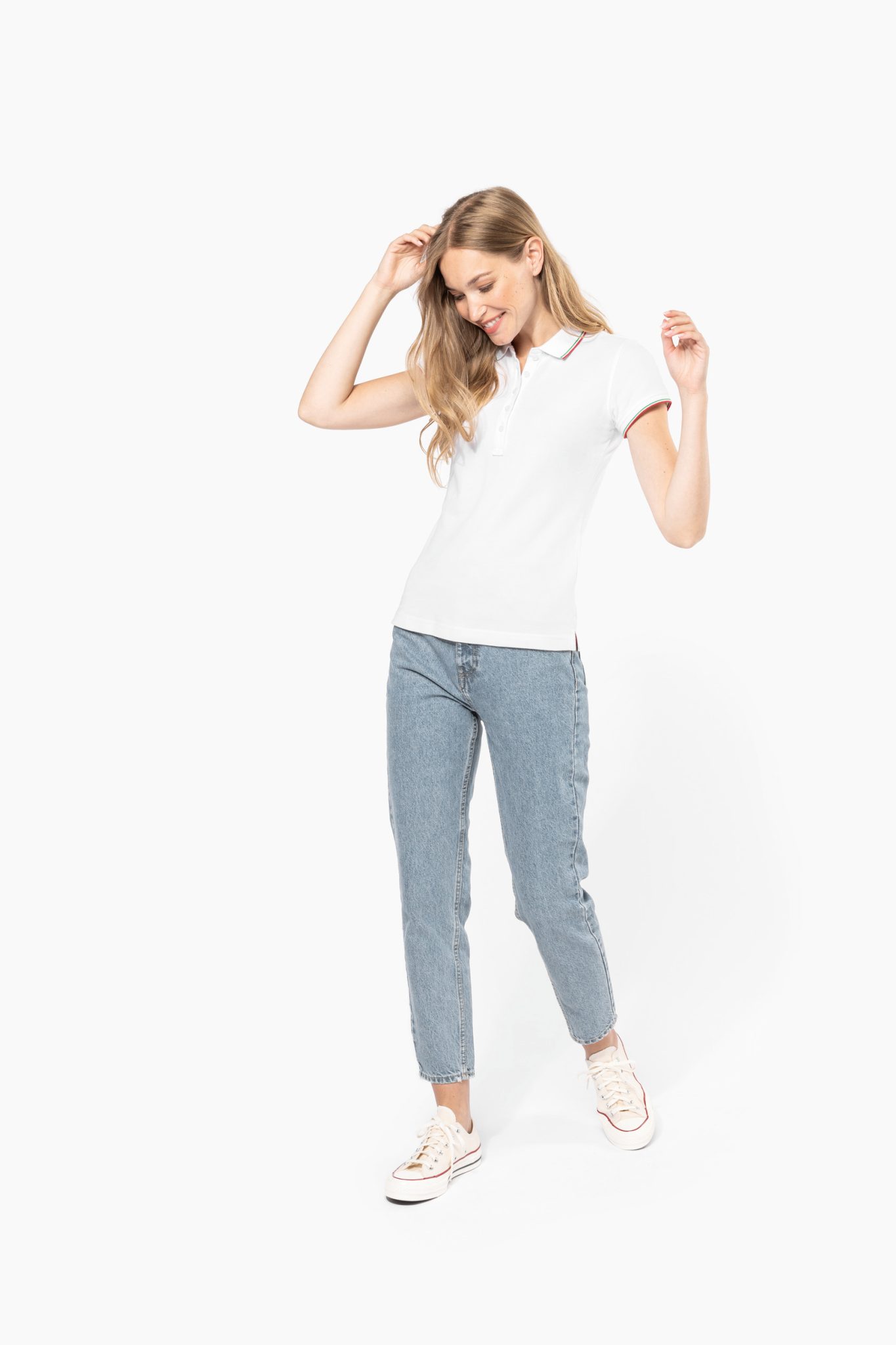 Miniature 4 pour Polo manches courtes femme