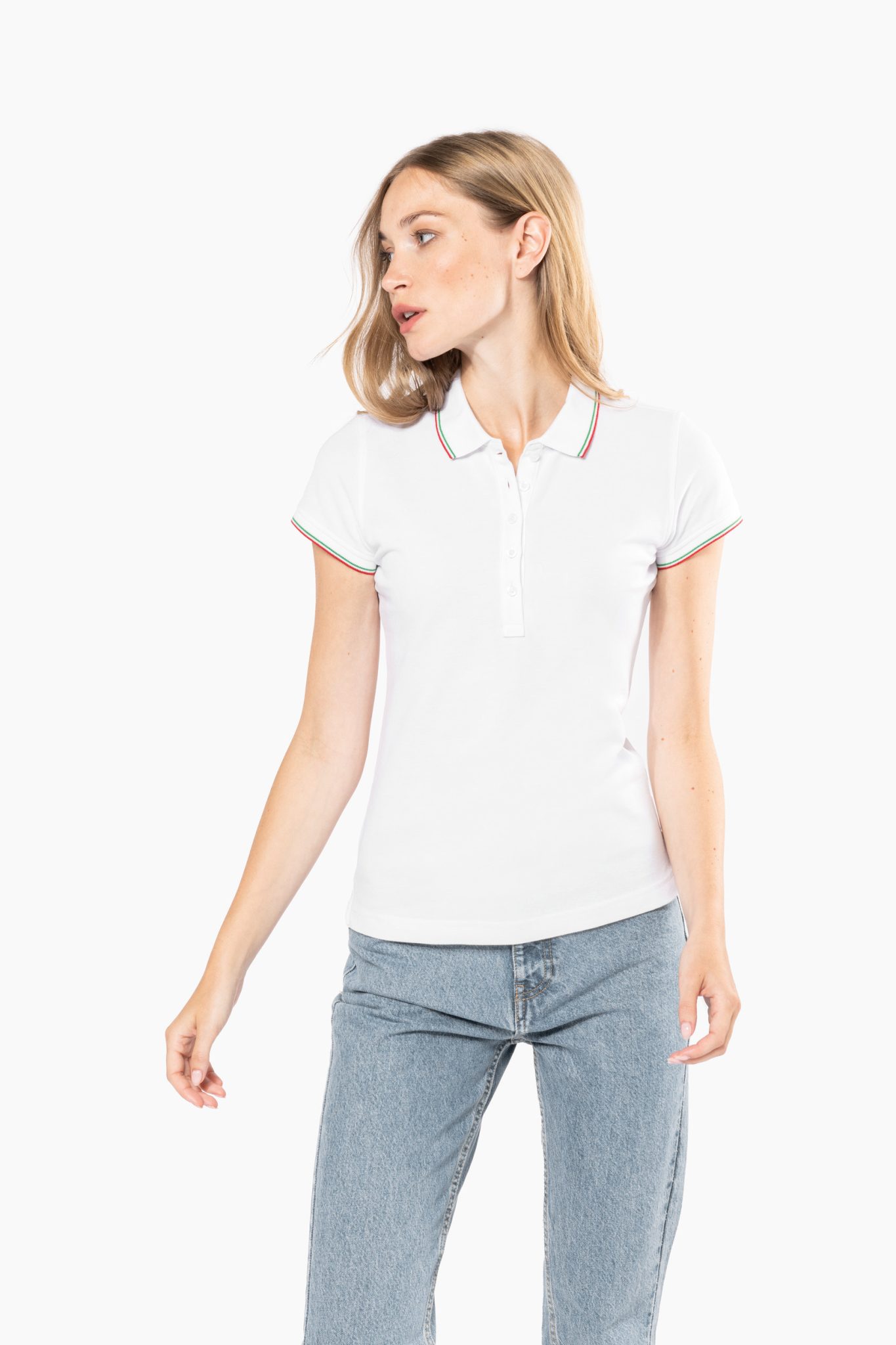 Miniature 1 pour Polo manches courtes femme