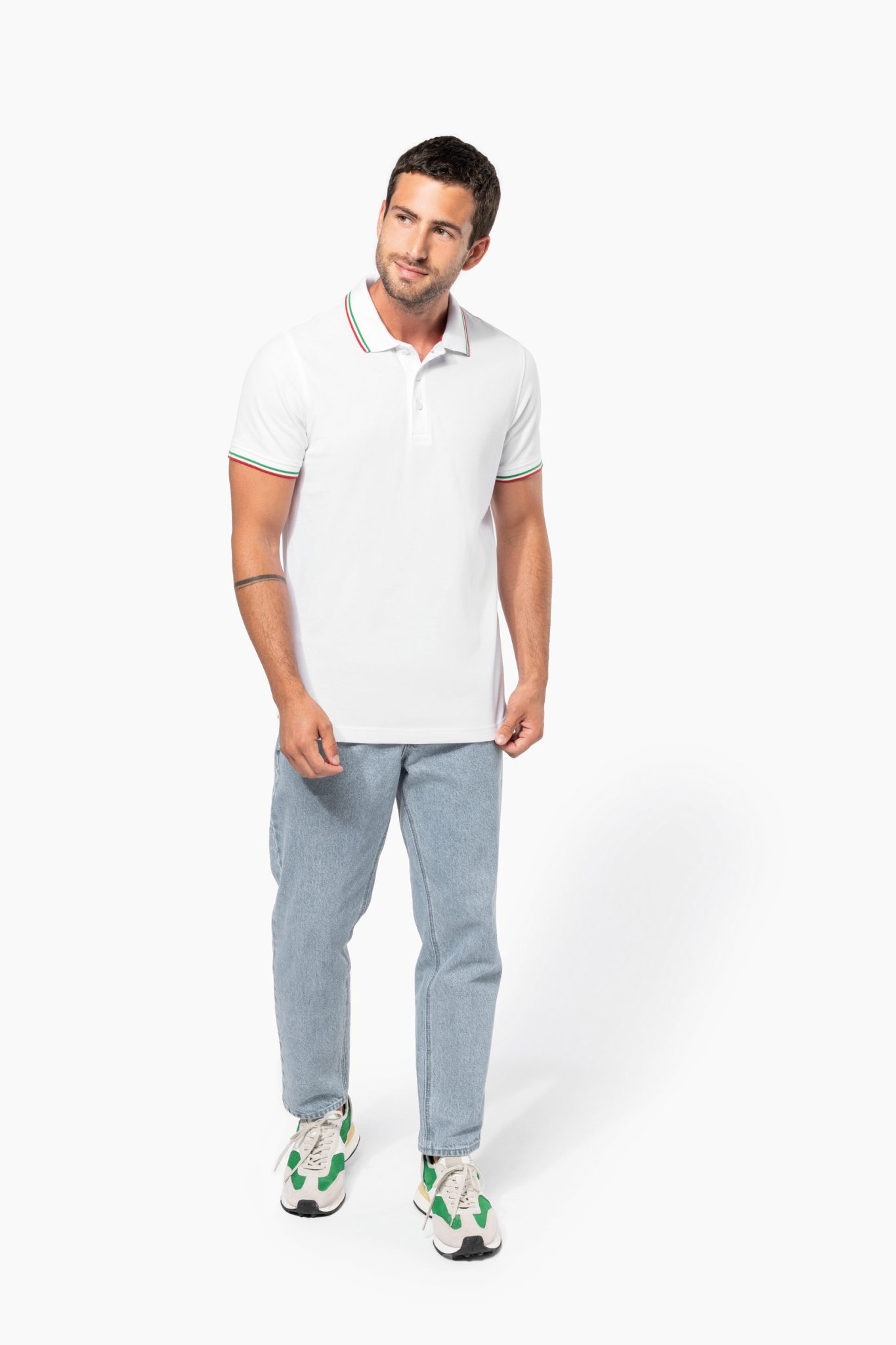 Miniature 4 pour Polo maille piquée manches courtes homme