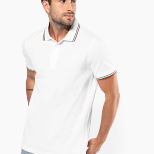 Visuel Polo maille piquée manches courtes homme