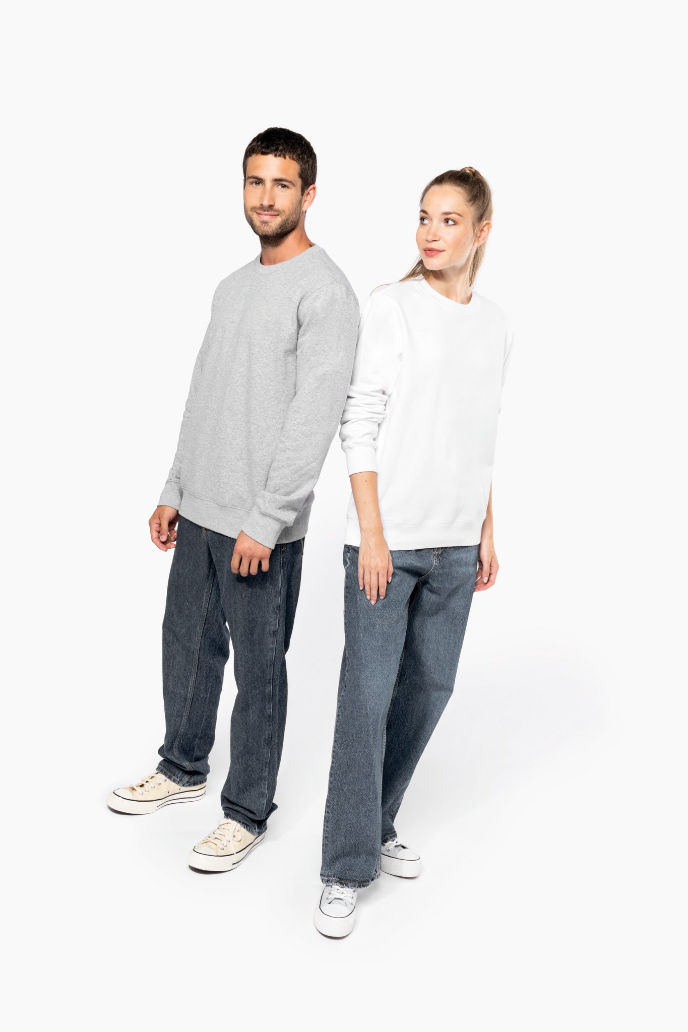 Miniature 14 pour Sweat-shirt col rond 80/20 unisexe