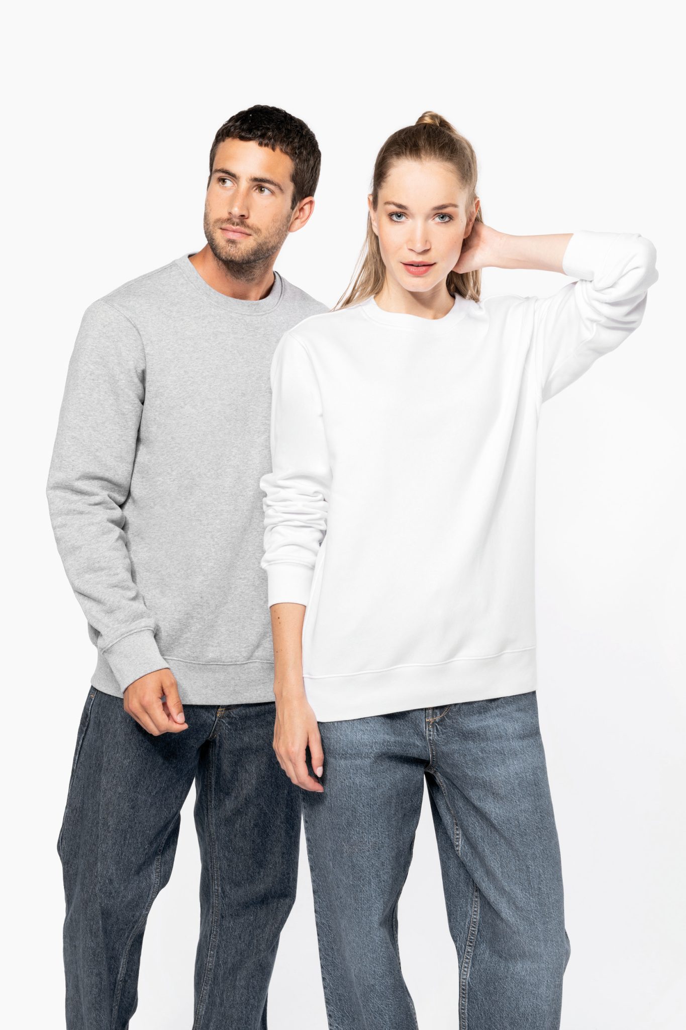 Miniature 12 pour Sweat-shirt col rond 80/20 unisexe