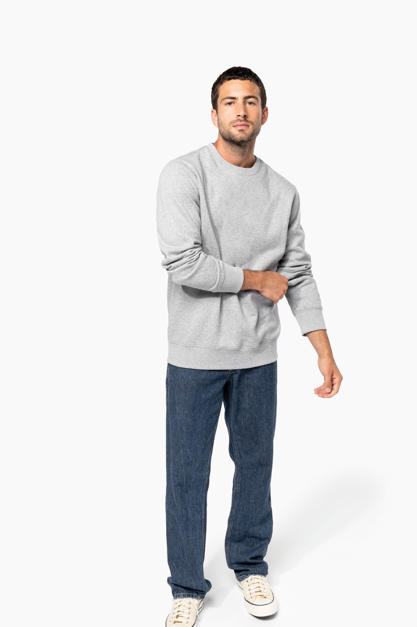 Miniature 5 pour Sweat-shirt col rond 80/20 unisexe