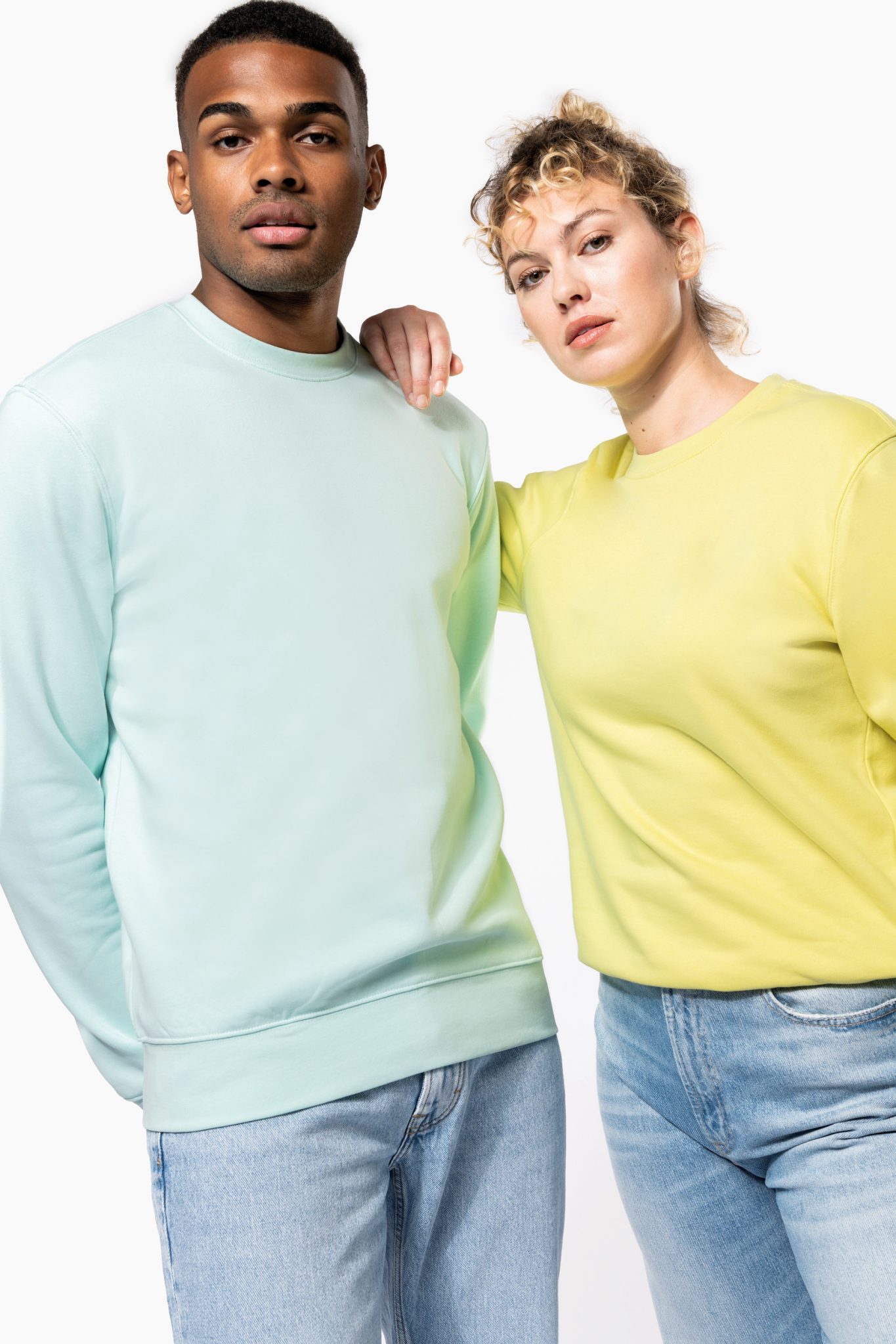 Miniature 1 pour Sweat-shirt écoresponsable col rond unisexe