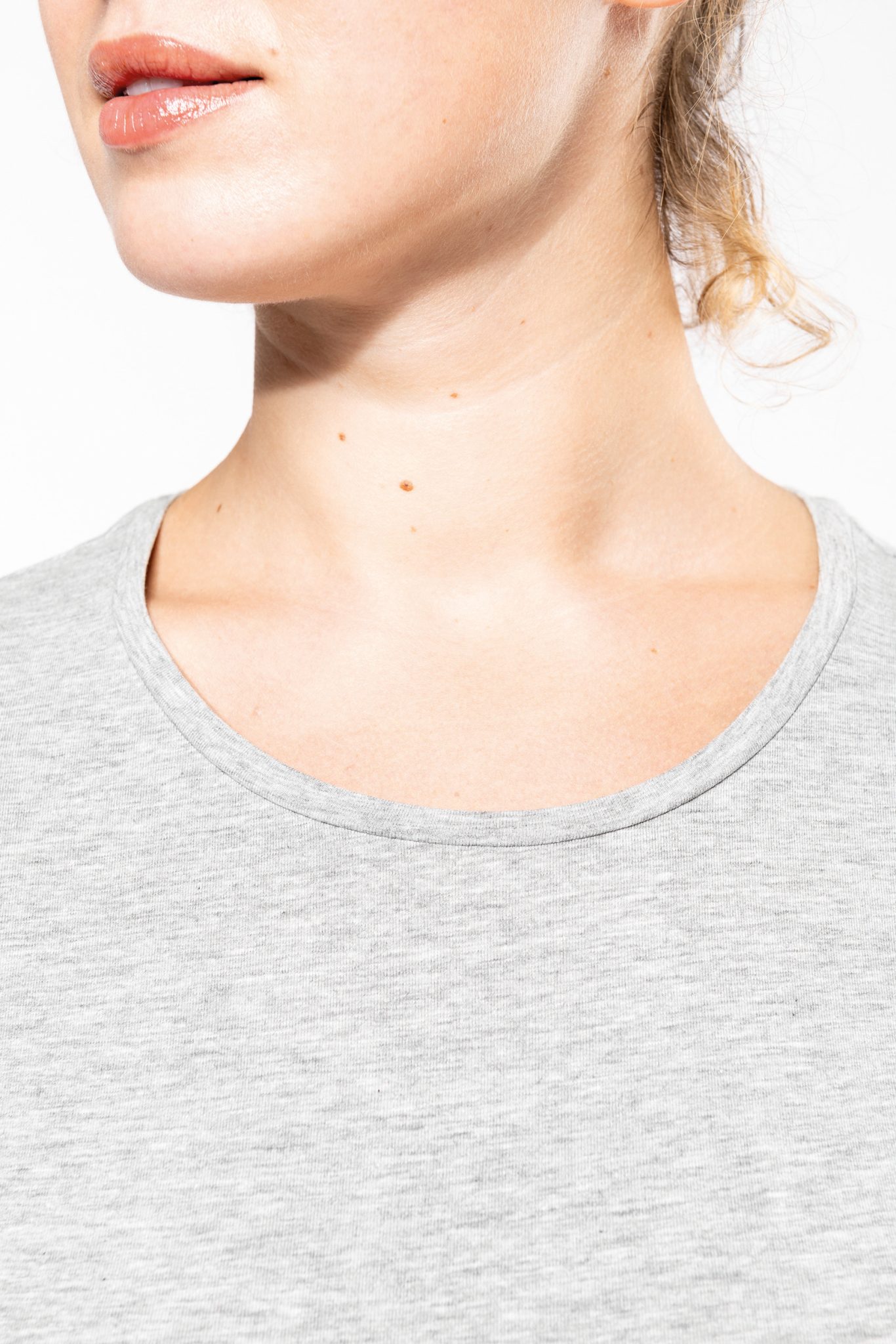 Miniature 10 pour T-shirt col rond manches courtes femme
