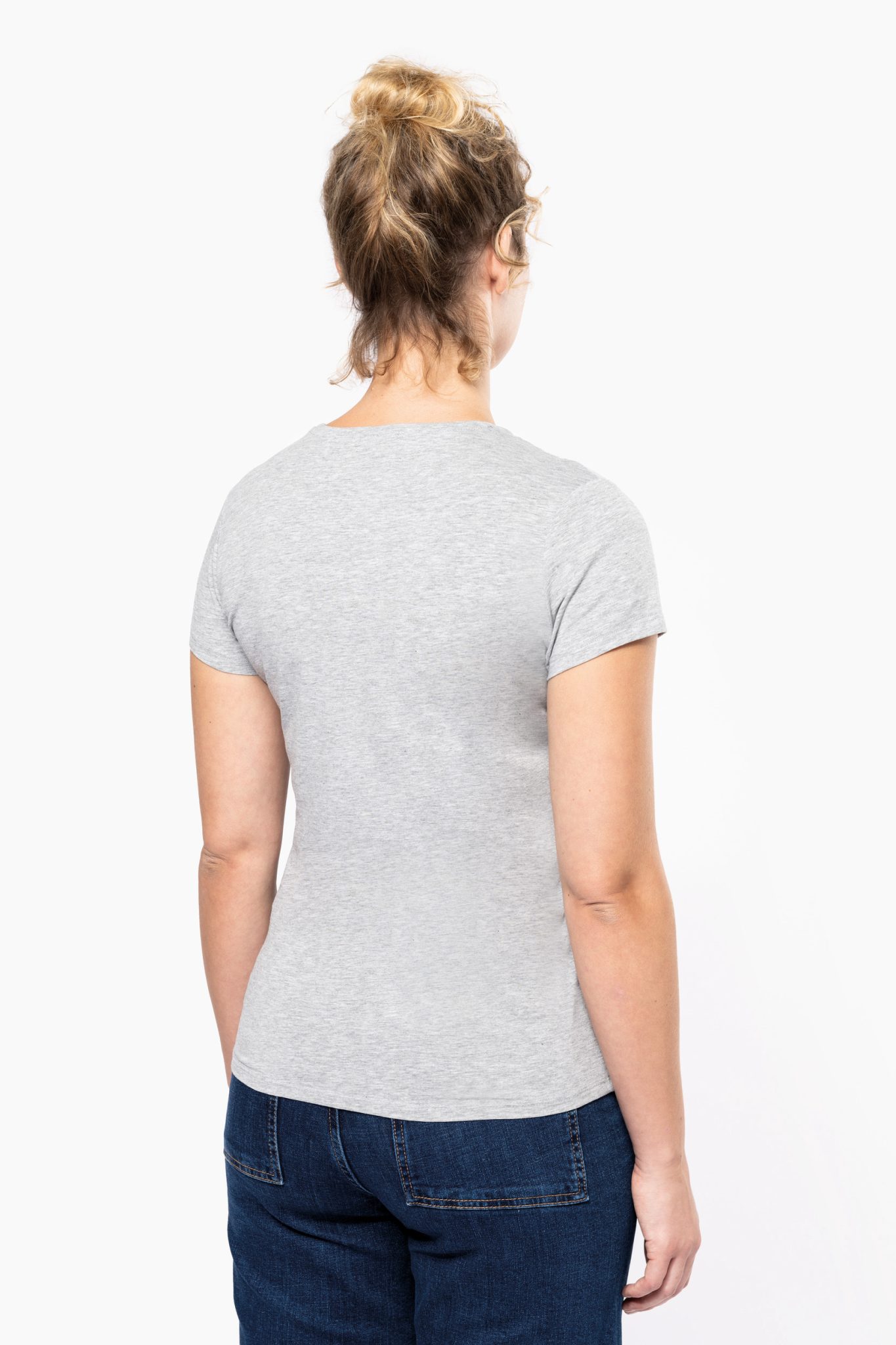 Miniature 2 pour T-shirt col rond manches courtes femme