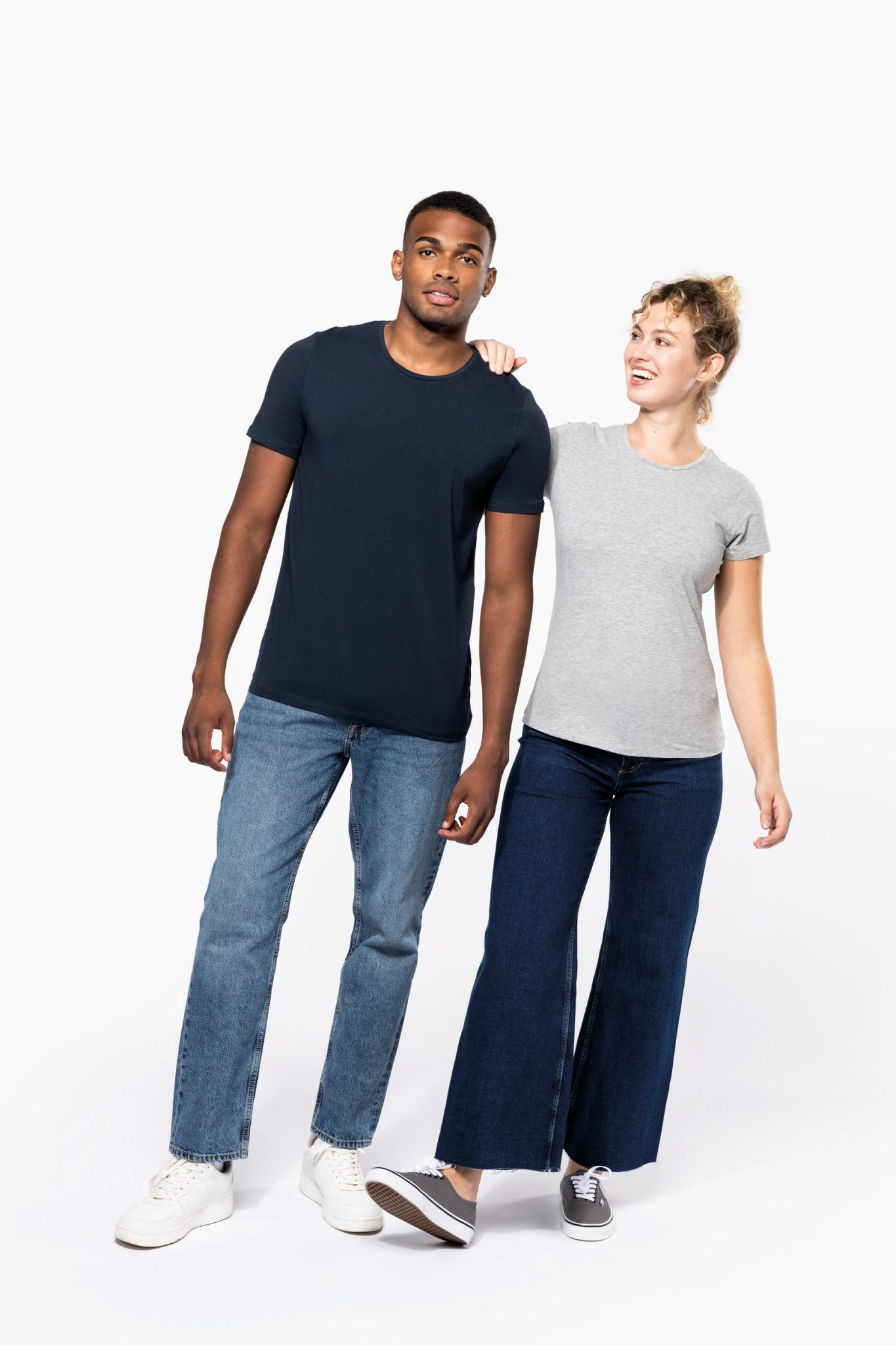Miniature 9 pour T-shirt col rond manches courtes femme