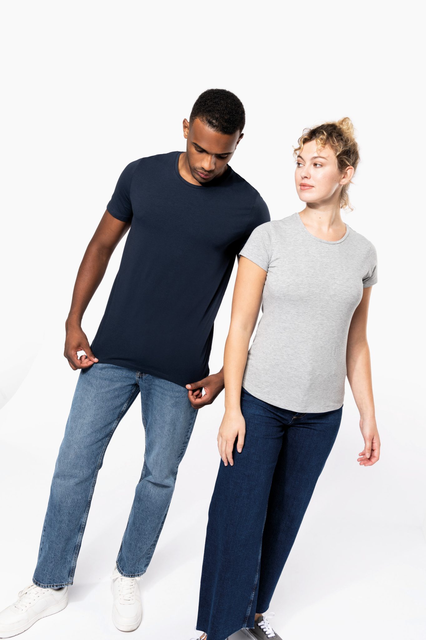 Miniature 8 pour T-shirt col rond manches courtes femme