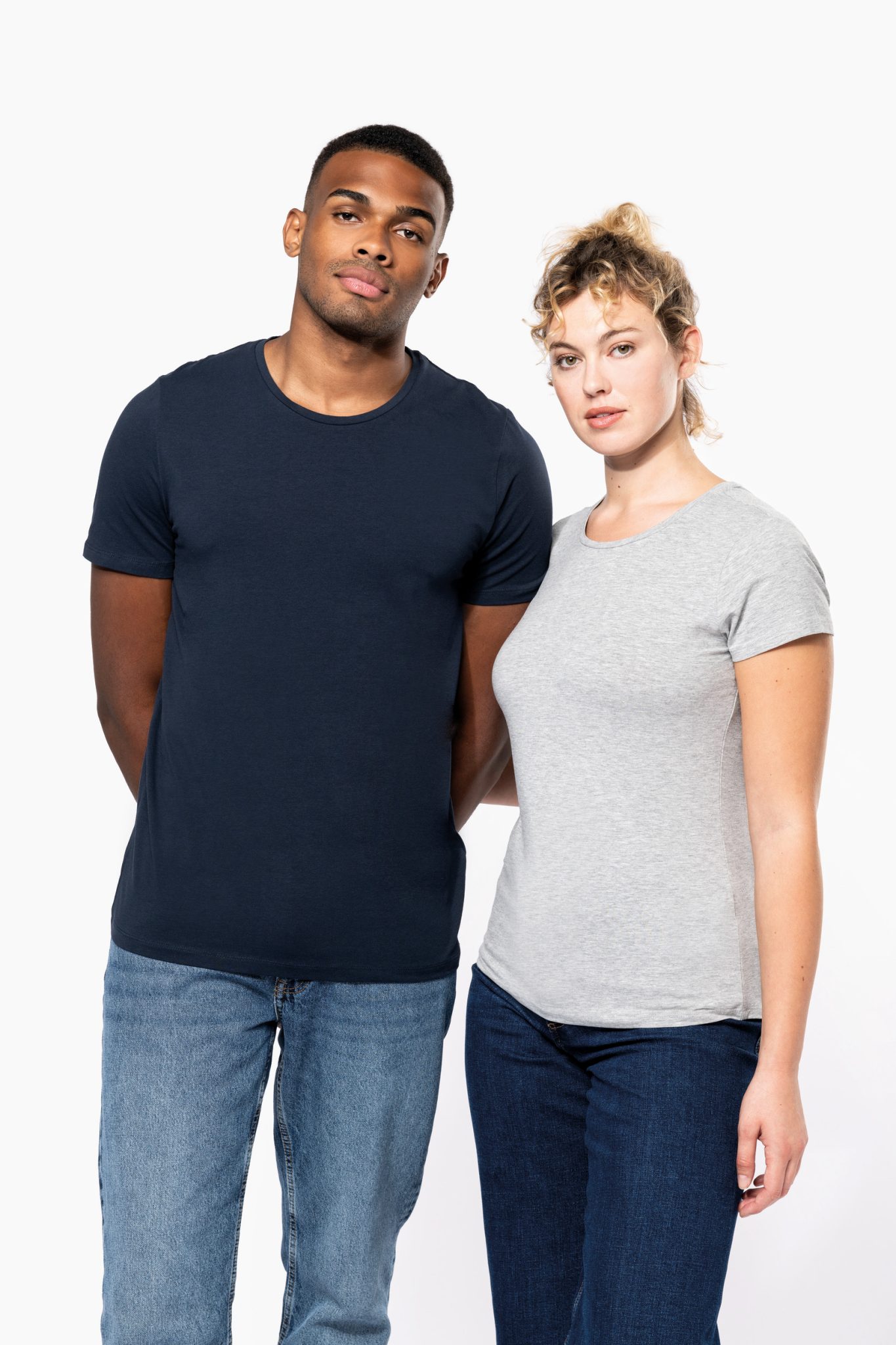 Miniature 6 pour T-shirt col rond manches courtes femme