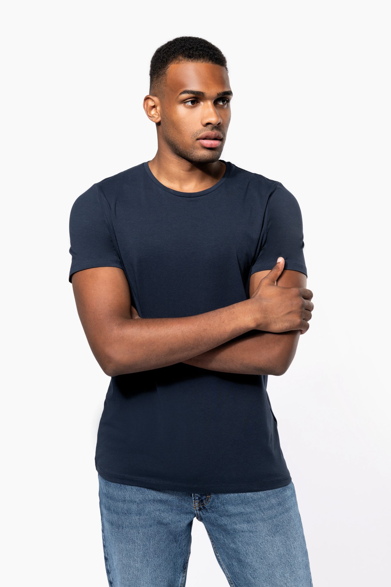 Miniature 3 pour T-shirt col rond manches courtes homme