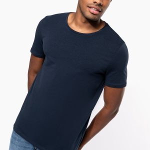 Visuel T-shirt col rond manches courtes homme