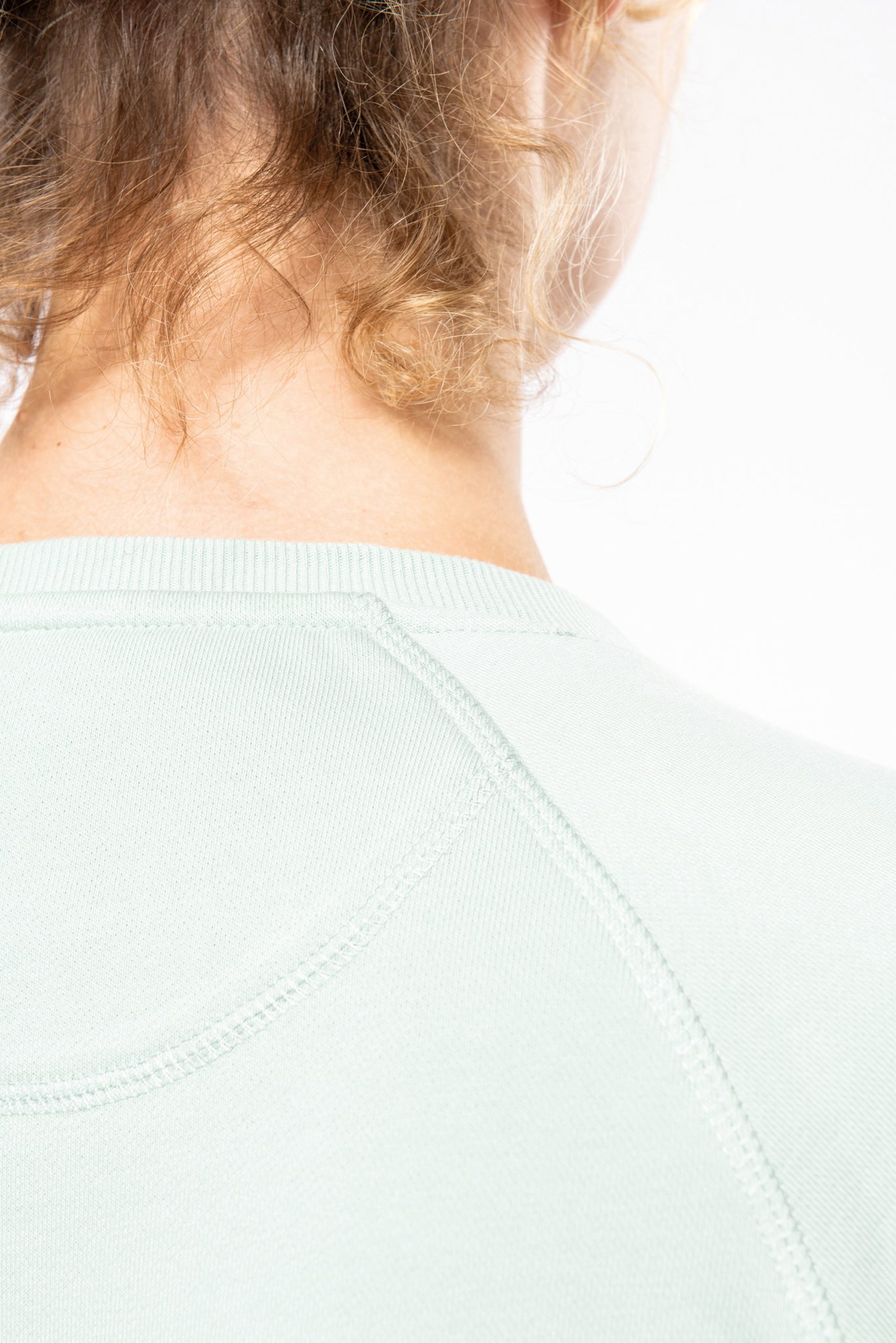 Miniature 9 pour Sweat-shirt Bio col rond manches raglan femme