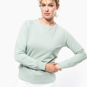 Visuel Sweat-shirt Bio col rond manches raglan femme