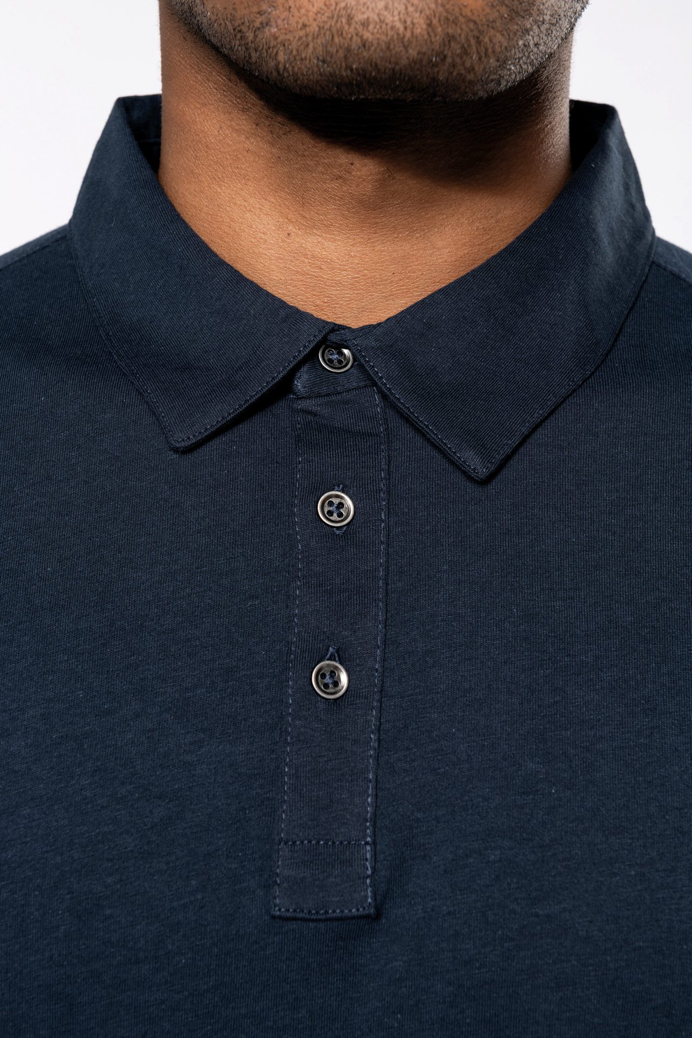 Miniature 10 pour Polo jersey manches longues homme