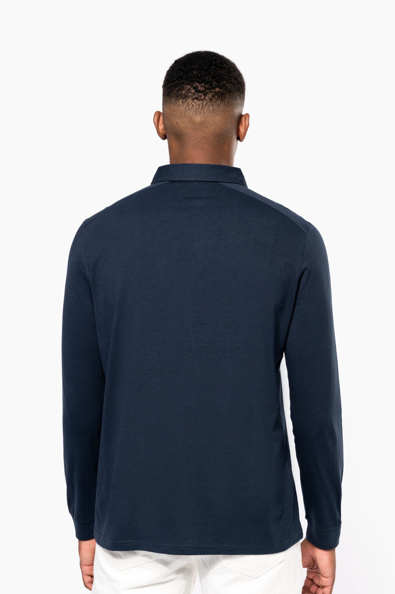 Miniature 2 pour Polo jersey manches longues homme