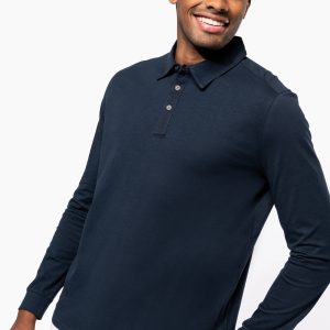 Visuel Polo jersey manches longues homme