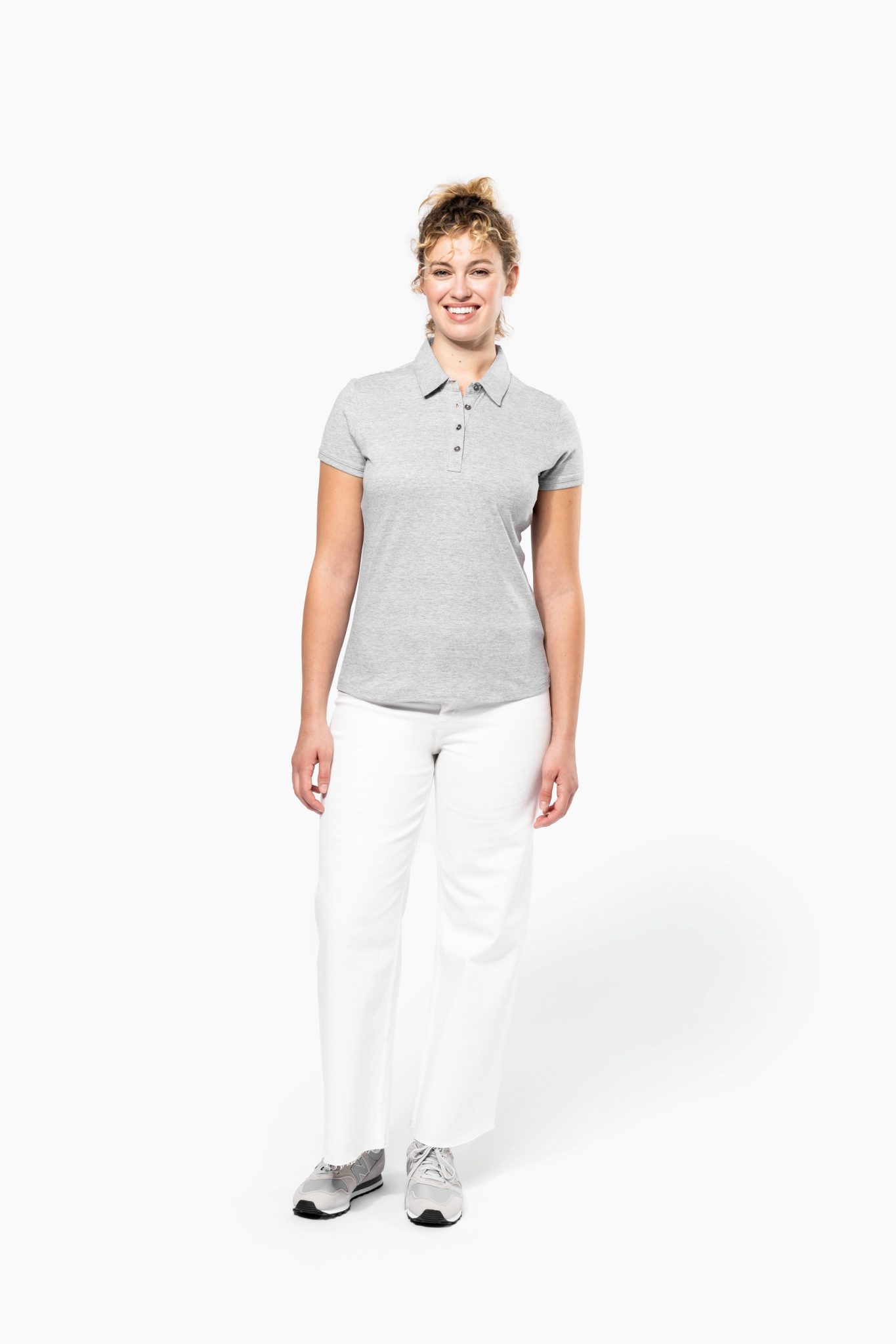 Miniature 6 pour Polo jersey manches courtes femme