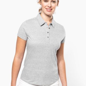 Visuel Polo jersey manches courtes femme