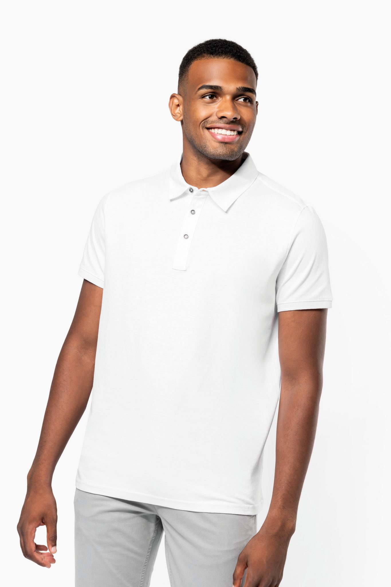 Miniature 1 pour Polo jersey manches courtes homme