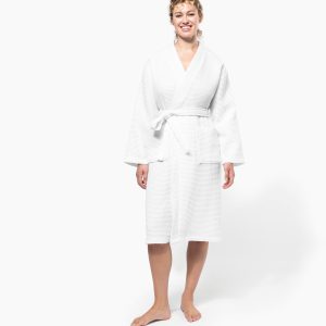 Visuel Peignoir kimono nid d'abeille