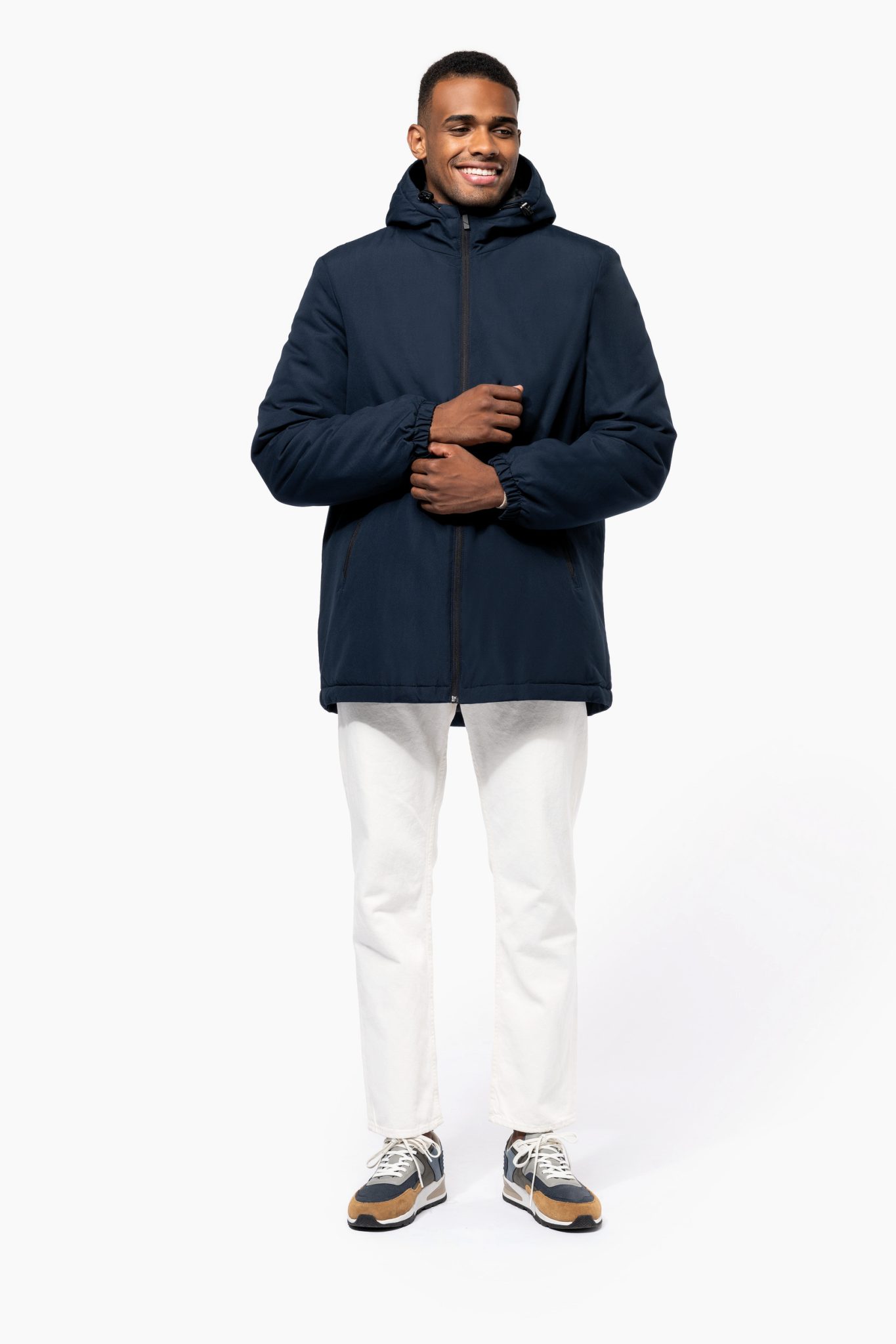 Miniature 7 pour Parka à capuche recyclée unisexe