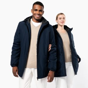 Visuel Parka à capuche recyclée unisexe
