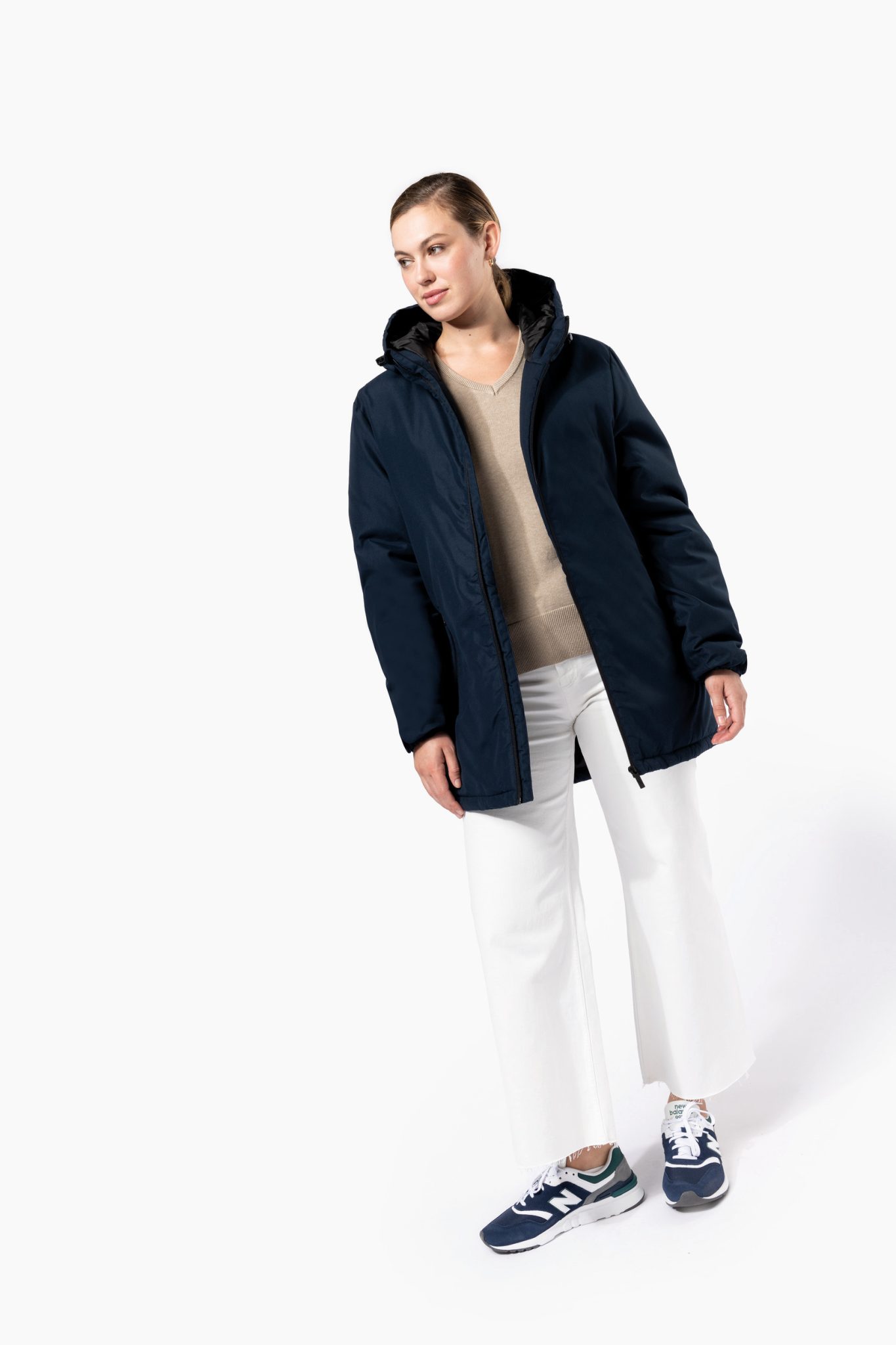 Miniature 12 pour Parka à capuche recyclée unisexe