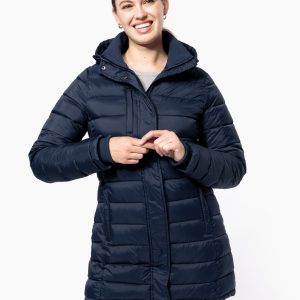 Visuel Parka doudoune légère à capuche femme