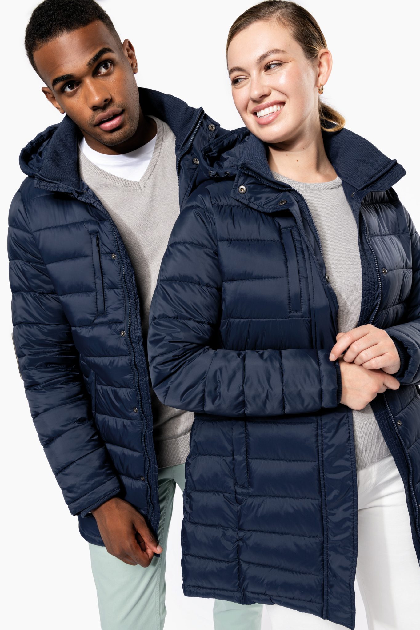 Miniature 6 pour Parka doudoune légère à capuche femme