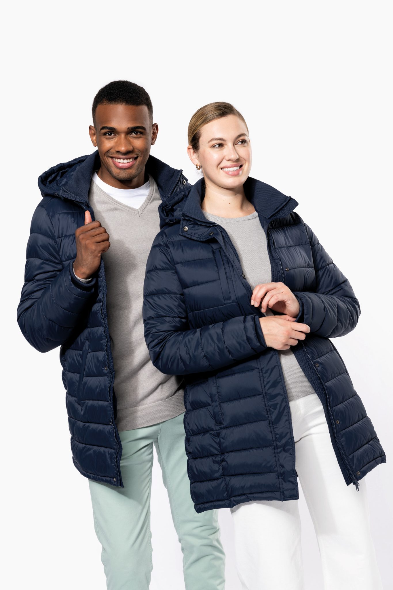 Miniature 7 pour Parka doudoune légère à capuche femme