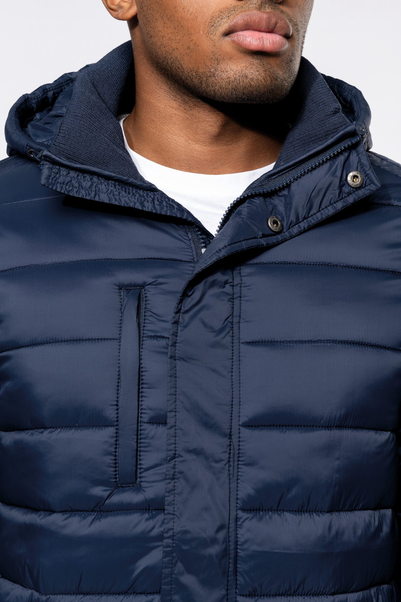 Miniature 9 pour Parka doudoune légère à capuche homme